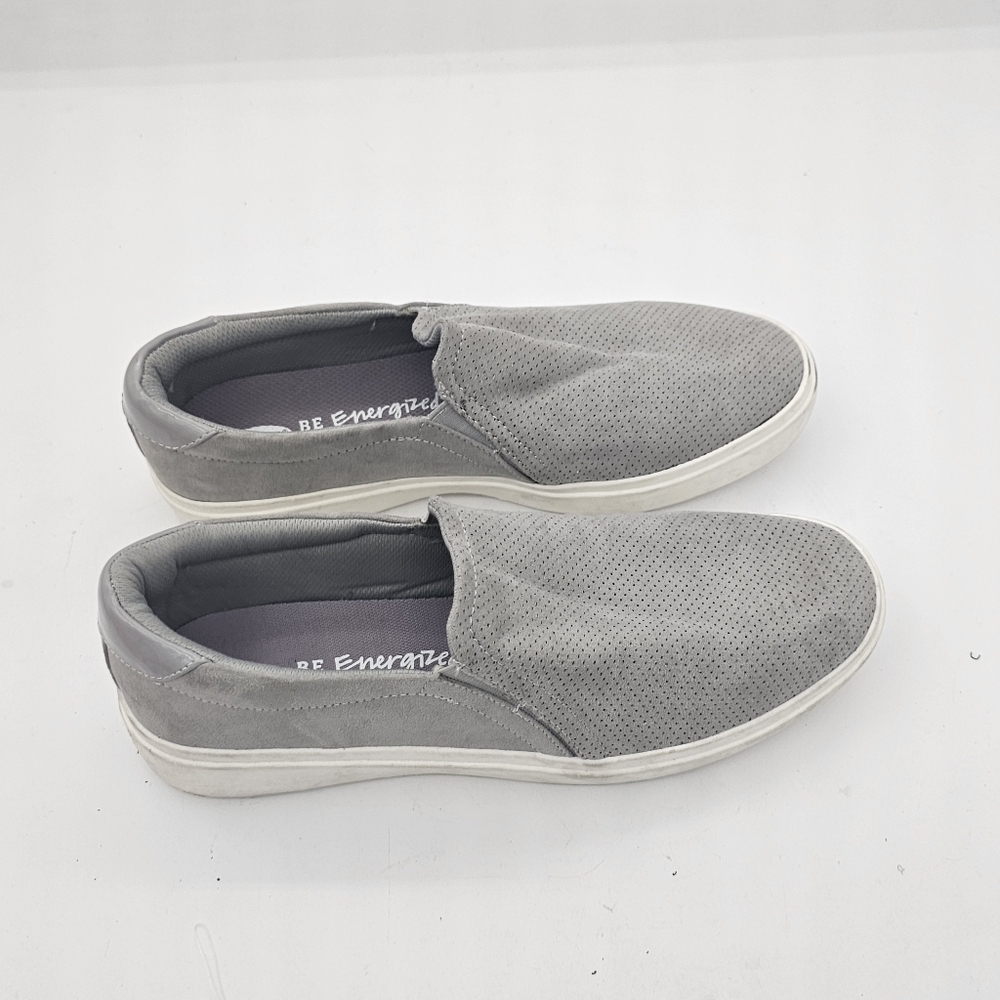 Dr. Scholl's Nova Slip-On Microfiber Sneakers Gray Size 9.5 - Picture 11 of 12